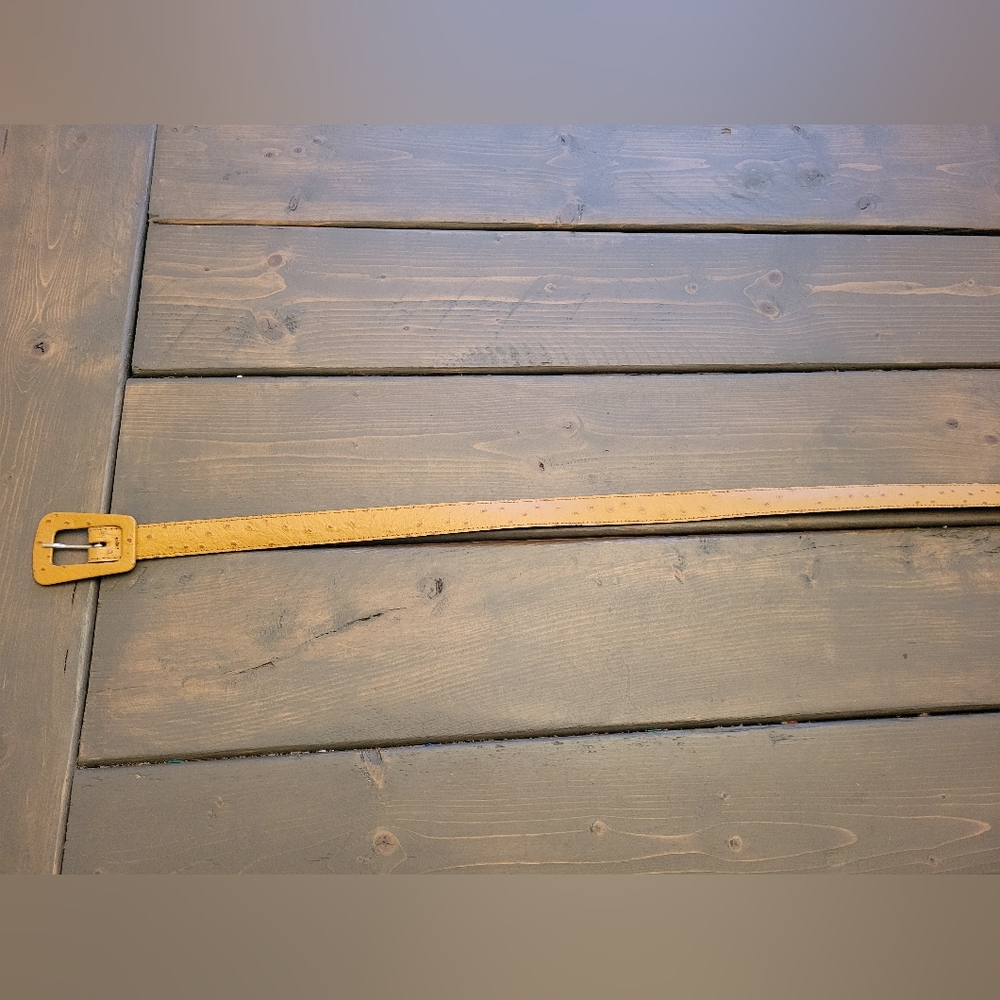 Two blondes New York leather belt size small